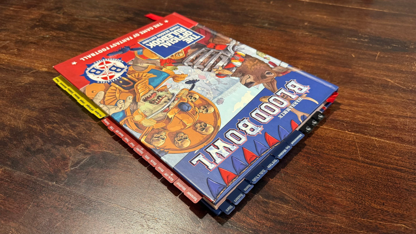 Blood Bowl 3rd Season Rule Book Tabs