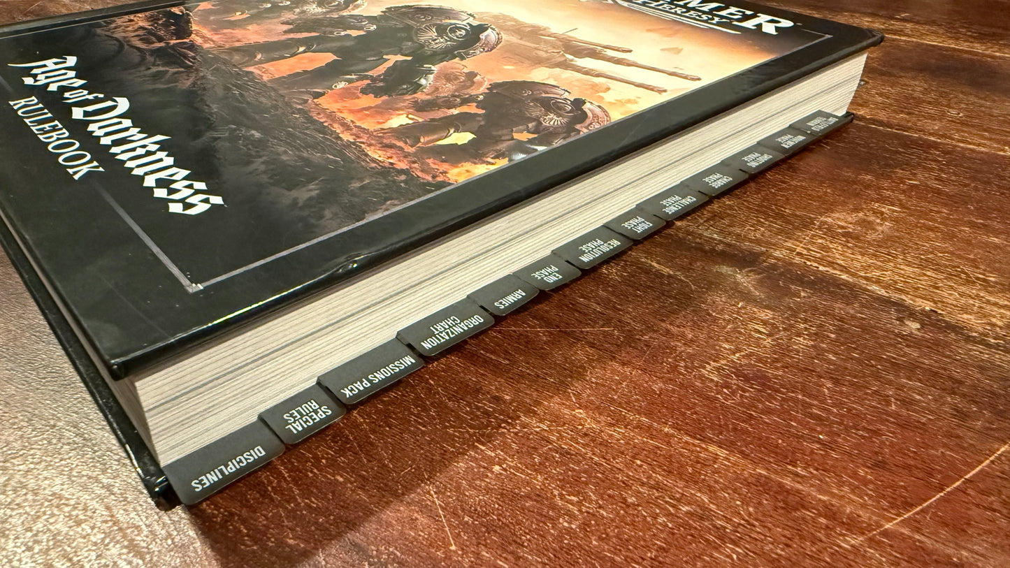 The Horus Heresy 3rd Edition Rule Book Tabs