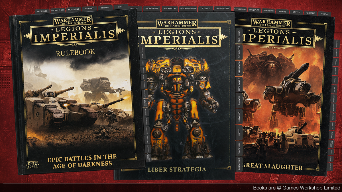 Legions Imperialis Rule Book Tabs