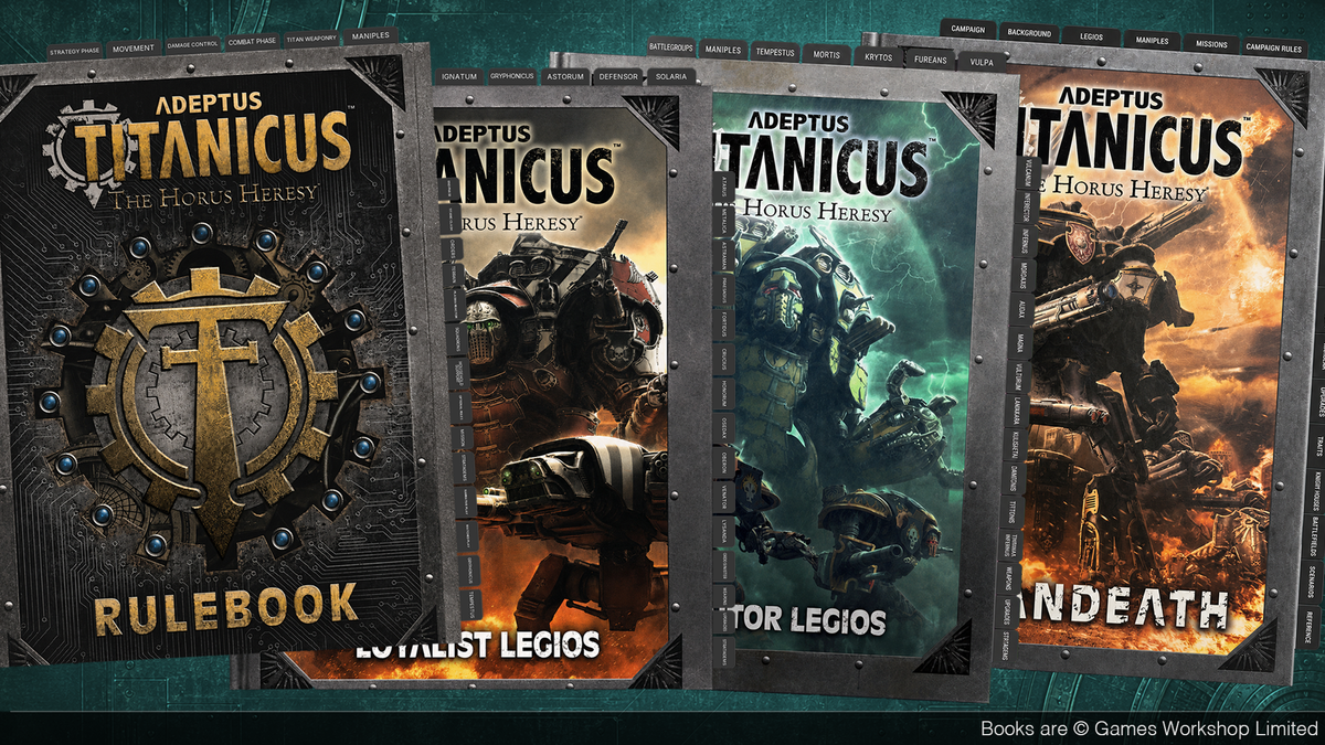 Adeptus Titanicus Rule Book Tabs